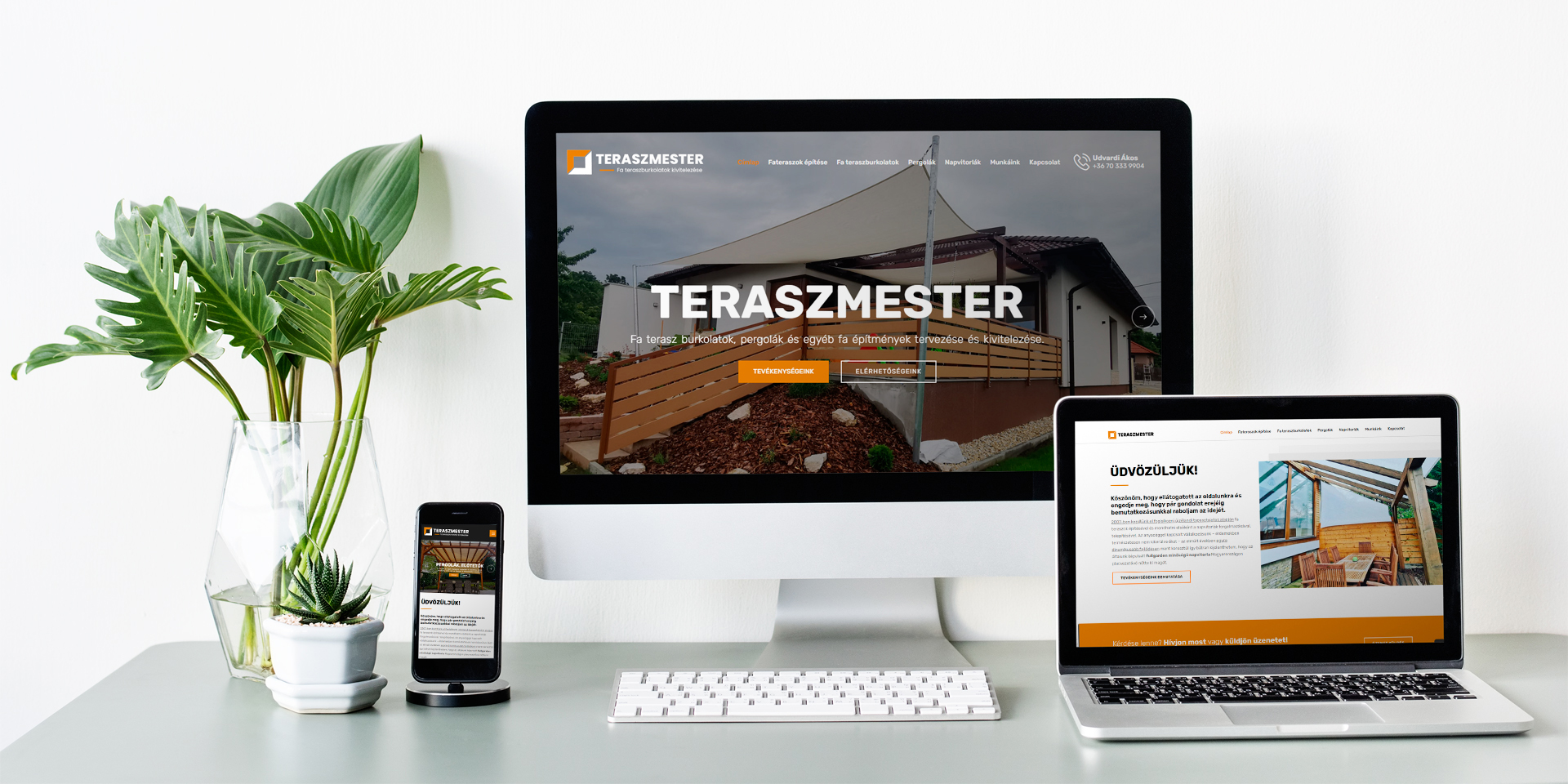 Teraszmester.hu website is ready